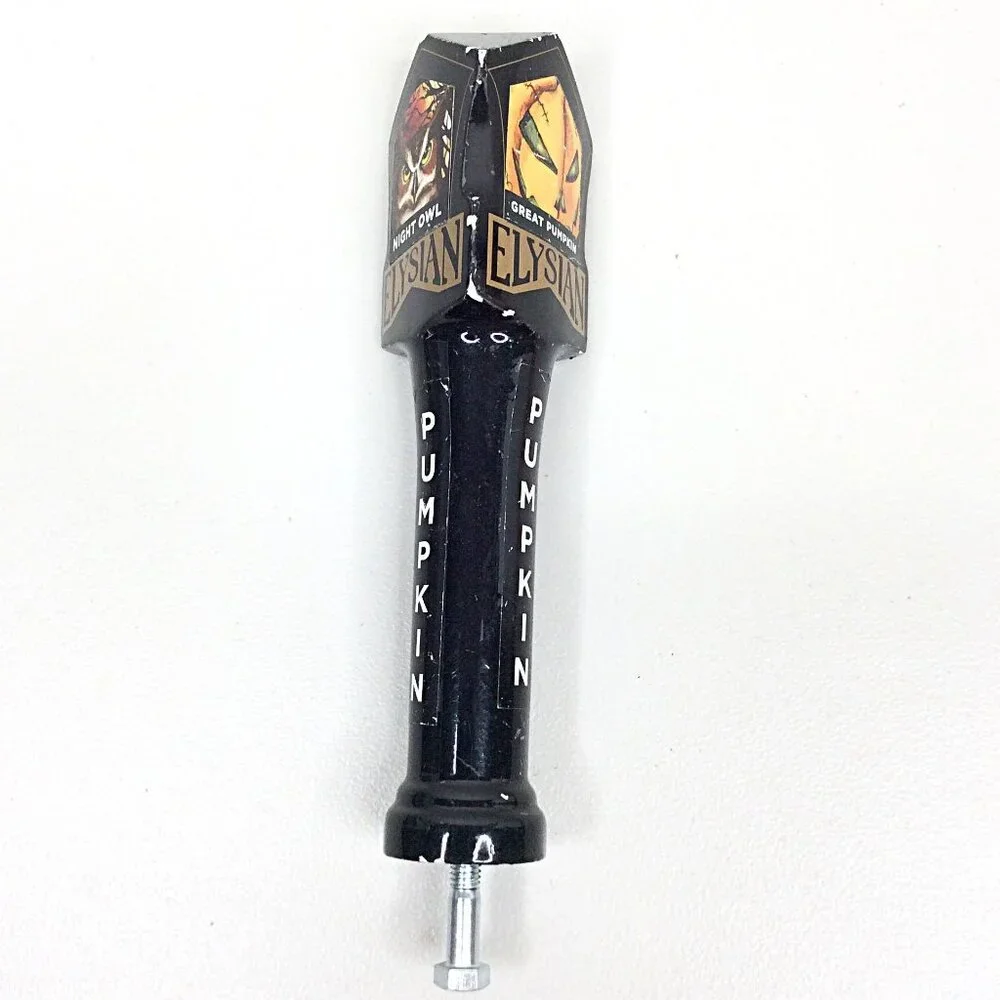 Elysian Beer‎ Tap Handle Split Shot Stout Great Pumpkin Night Owl Seattle WA